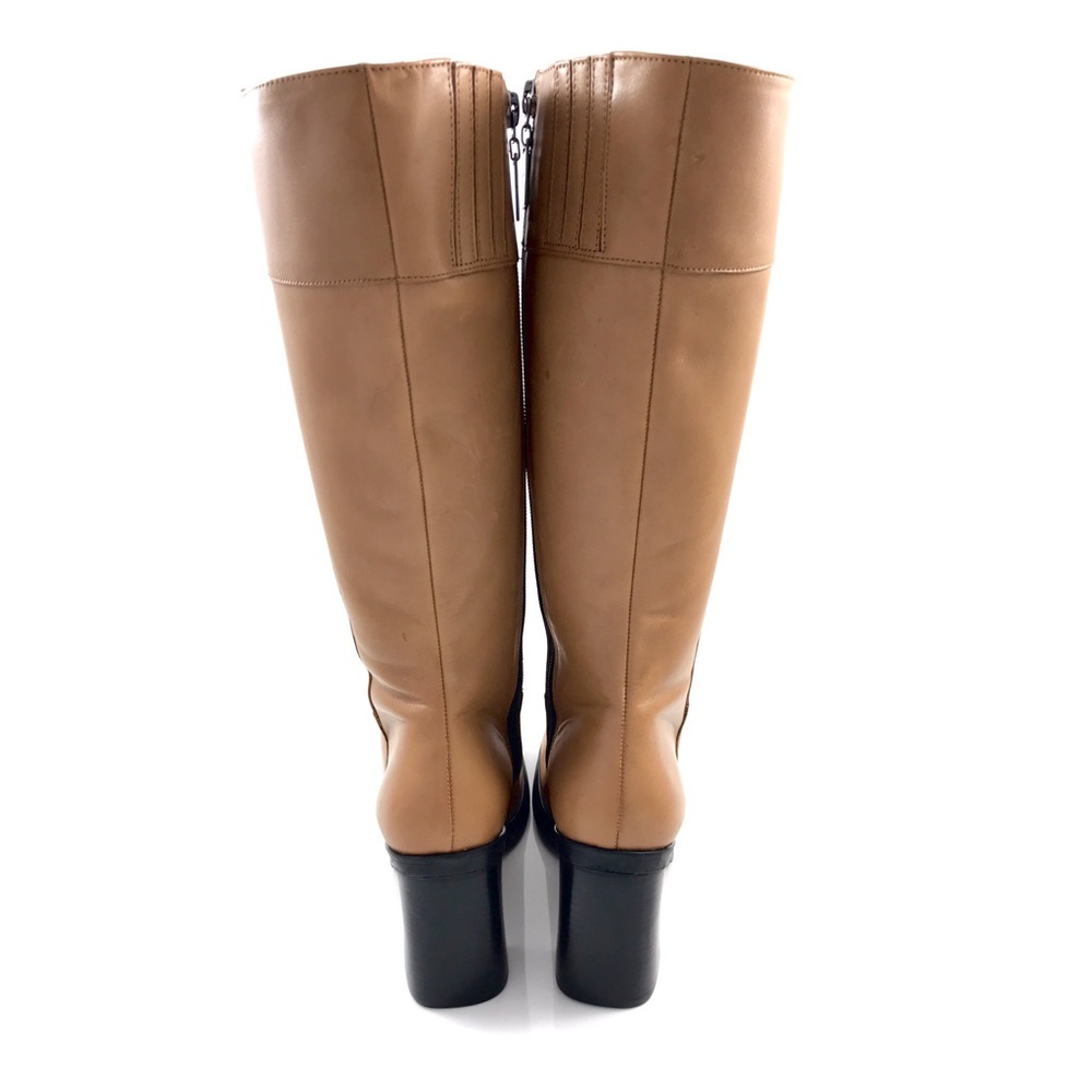 ❌SOLD❌ 90’s TOMMY HILFIGER tall tan leather boots - Picture 6 of 8